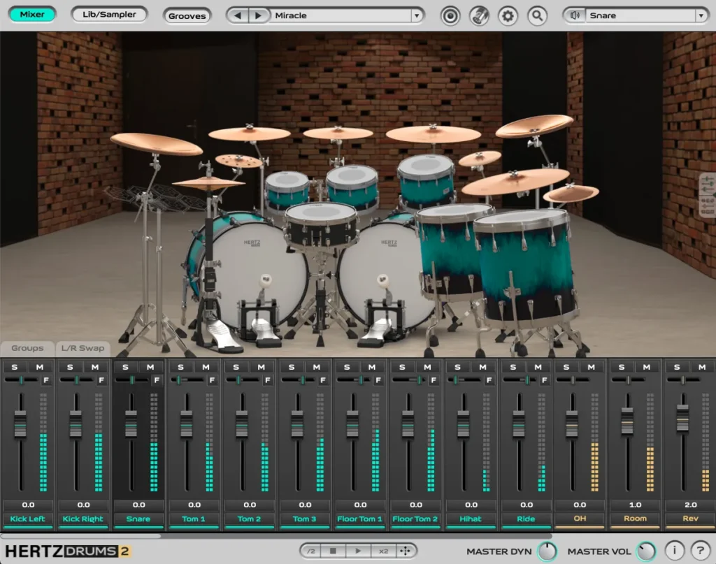 fame fury hertz drums best metal drum plugin