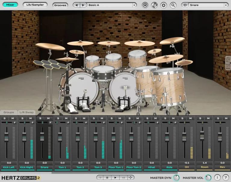 Hertz Drums 2 Interface