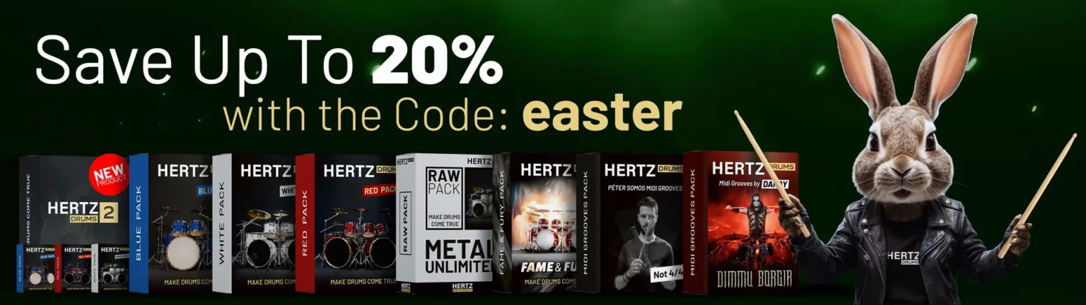 Hertz Drums Easter Sale up to 20%