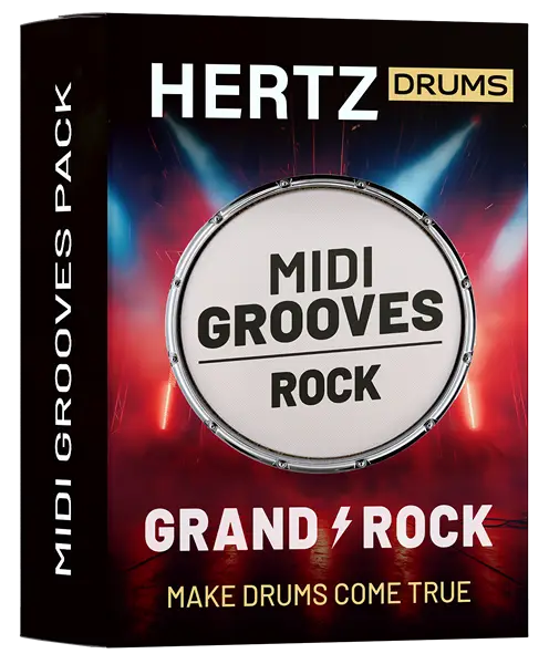 Hertz Drums Grand Rock Midi Grooves Pack