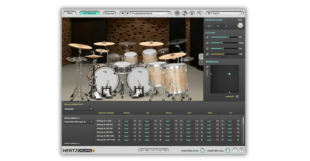 hertz drums 2 sampler