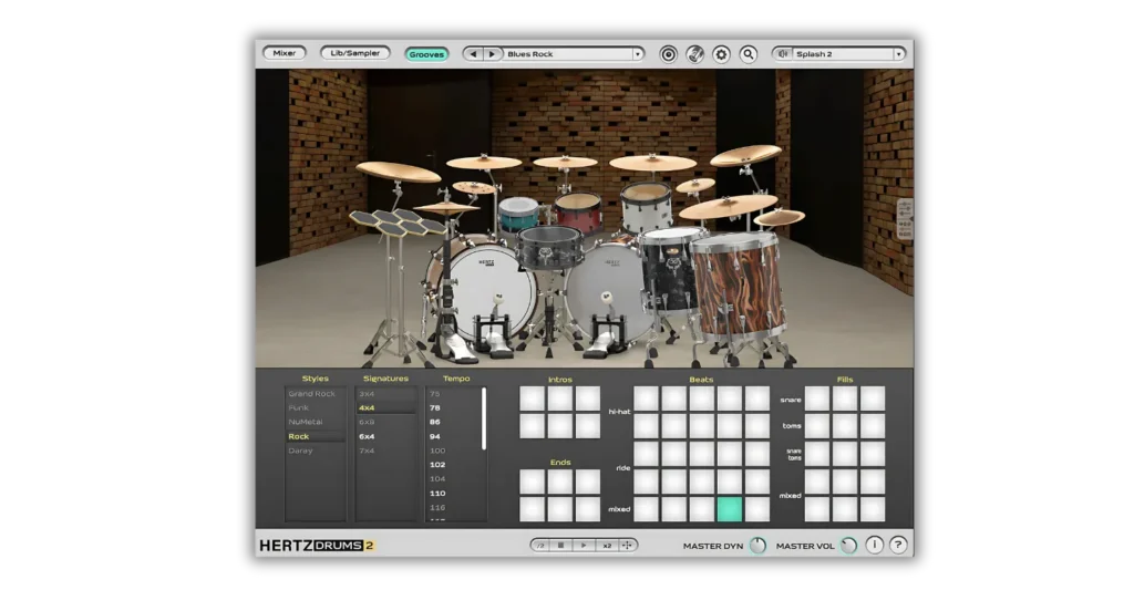 hertz drums midi player