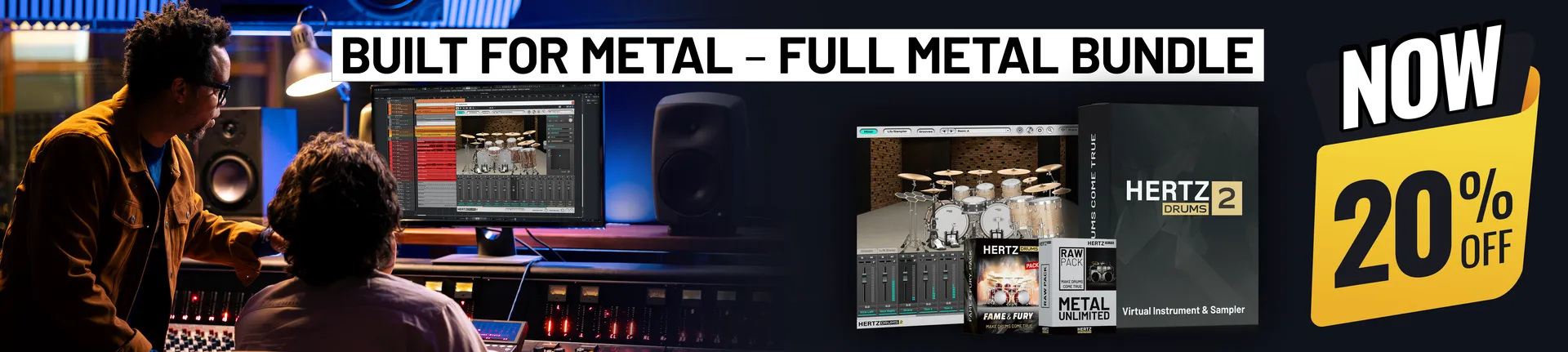 hertz drums promo full metal bundle drum plugin