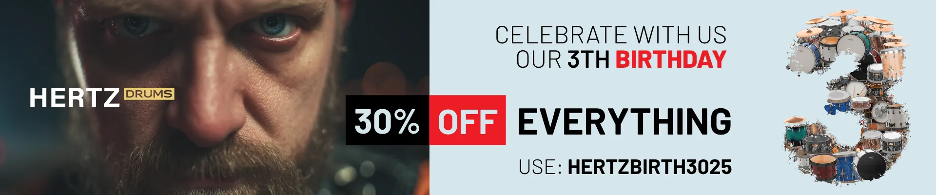 hertz drums 2 3th birthday banner 1920x400 01